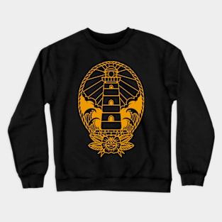 the lighthouse tattoo Crewneck Sweatshirt